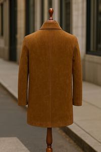 Chaqueta de Motociclista Unisex de Invierno, de Piel de Vaca y Lona, Estilo Vintage, Impermeable, Cortavientos, Gruesa, con Cierre de Cremallera y Borlas - Product Image 5