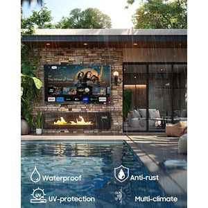 Televisor Inteligente para Exteriores de 55 Pulgadas, Resistente al Agua, 4K, Alto Brillo, para Uso Doméstico y Comercial, para Cocinas, Disponible en 75 y 50 Pulgadas - Product Image 2