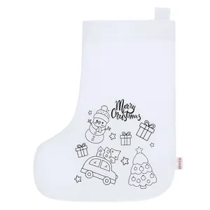 Calze di Natale Mordy in RPET: Gadget Sostenibili e Colorati - Product Image 1