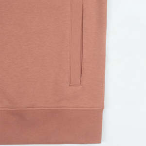 Sweat à capuche zippé pour femmes avec logo personnalisé Nouveau design Tissu tricoté en coton uni Saison d'hiver Imprimé à capuche Techniques Made in Pakistan - Product Image 3