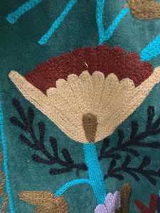 Soft Velvet Suzani Winter Short Jacket Winter Handmade Jacket Embroidered Jacket <b>Coat</b> Suzani <b>Coat</b> <b>Robe</b> Traditional <b>Coat</b> - Product Image 4