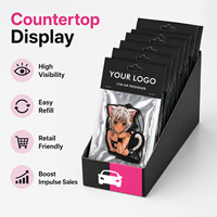 Pendentif de voiture JDM Anime imprimé sur mesure, désodorisant longue durée avec boîte de présentation pour la distribution en magasin