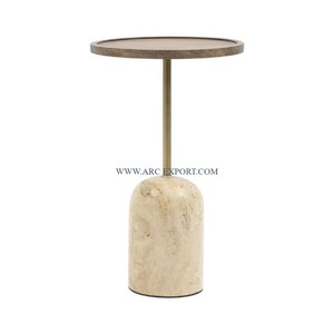 Nouvelle Arrivée Standard de Meubles de Chambre à Coucher de Concepteur Plaqué Or Fait à la Main Table d'Appoint Grande Table Basse Vintage en Métal - Product Image 6