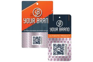 Digiteltech Label P3 Silver Holographic Thermal Print with <b>Scratch</b> Gap Cut Adhesive Paper Durable Packaging Labels - Product Image 3