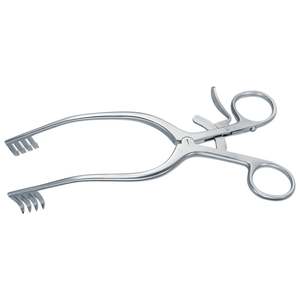 Professional Anderson-Adson Cerebellum Retractor 7 Angled Blunt 4X4 Stainless Steel Surgical Instruments Manual Power Source - Product Image 1