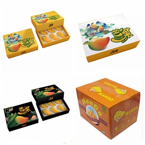 Scatola di Mango di <span class=keywords><strong>cartone</strong></span> | Scatola di imballaggio di frutta ondulata | Cassa di Mango di carta riciclabile per la spedizione, lo stoccaggio, l'esportazione - Product Image 6