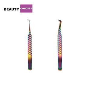 Boot Gold Pointed Eyelash Tweezers for Lash Extension Stainless Steel Precision Anti-Static Durable Tweezers for Volume Classic - Product Image 3