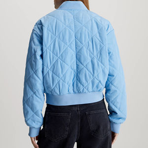Chaqueta Bomber Impermeable de Algodón/Poliéster con el Mejor Diseño de 2026, Ecológica, para Mujer, Talla Grande, Ropa de Calle de Invierno, Cuello Alto, Lisa - Product Image 2