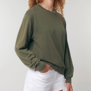 Sweat-shirt en coton avec patch logo pour hommes - Product Image 6