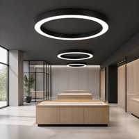 Plafonnier LED circulaire commercial 36W avec télécommande pour l'éclairage intérieur des bureaux