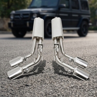 Escape Trasero SDO Performance SS304 para Mercedes-Benz G63 AMG W463 5.5T 2013-2018, Ajuste Perfecto con Válvula OEM