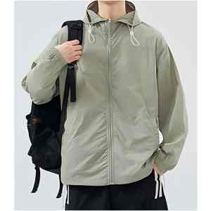 Veste coupe-vent à capuche décontractée ODM, nouveau design, tissu en polyester respirant et durable pour les aventures en plein air actives, logo frontal - Product Image 4