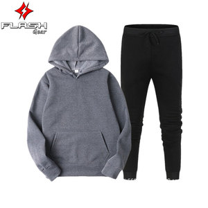 Ensemble de vêtements de sport à la mode pour hommes, printemps et automne, pull à capuche en molleton doux, pantalon assorti, fitness et loisirs - Product Image 3