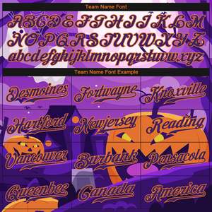 Özelleştirilmiş boyutu yeni 3D desen cadılar bayramı kafatasları otantik baskılı beyzbol forması için Unisex - Product Image 4