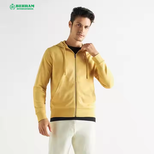 Sudaderas con Capucha de Algodón de Alta Calidad, 500 GSM, Personalizadas, Estilo Vintage, Color Rojo, con Cierre de Cremallera, Corte Regular, para Hombre, Secado Rápido, Transpirables, para Invierno - Product Image 2