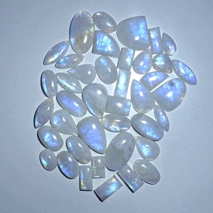 Piedra preciosa natural, piedra lunar, cabujón de piedras preciosas sueltas, piedra preciosa semipreciosa para la fabricación de joyas - Product Image 4