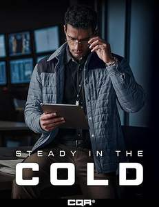 Veste légère pour homme Manteau coupe-vent matelassé résistant à l'eau pour la course à pied - Product Image 5