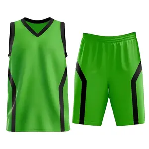 Volledig Op Maat Gemaakte Sublimatie Ademende Mannen Basketbal Uniform Fabrieksprijs Uw Eigen Logo Mannen Hoge Kwaliteit Leverancier Uniform
