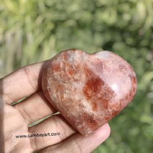 Gran Venta de Sunstone Heart Super calidad y precio de fábrica Precio al por mayor de India Sunstone Heart - Product Image 2