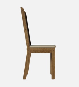 Elegante silla de madera moderna con cojines suaves Marco de metal duradero para el hogar Oficina Patio Comedor o muebles de baño - Product Image 4