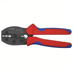 คีมย้ำสายไฟ Knipex PreciForce สำหรับขั้วต่อปลั๊กแบบหุ้มฉนวน + ขั้วต่อแบบเสียบ + คีมย้ำสายไฟแบบขัดเงา - Product Image 2