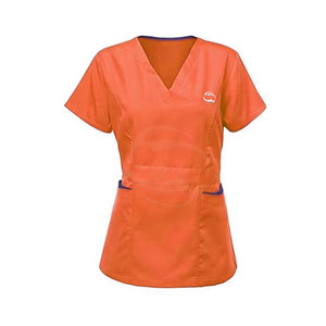 Poids léger mode femmes en gros professionnel femmes infirmière médecin uniforme col en v gommage survêtement costume médical gommages ensemble - Product Image 2