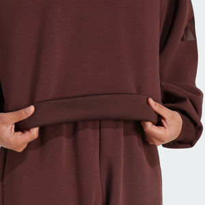 Sweat à capuche mélangé 100% coton avec logo brodé sur le devant Sweat à capuche d'hiver avec impression numérique - Product Image 4