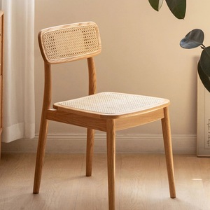 Chaise en rotin tissée à la main, meubles de salon écologiques en bambou et en rotin - Product Image 1