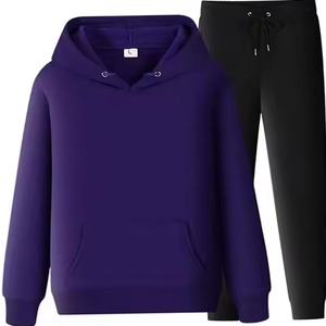 Calidad de exportación Tech Fleece a prueba de viento de secado rápido Unisex Jogging Suit transpirable conjuntos de dos piezas impreso chándal de invierno chándal - Product Image 1