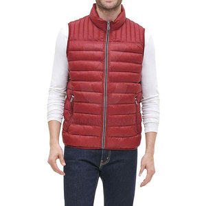 Lightweight Performance Active Men Puffer <b>Jackets</b> Stand Collar Front Logo for Travel <b>Packable</b> Warm Breathable Winter - Product Image 1