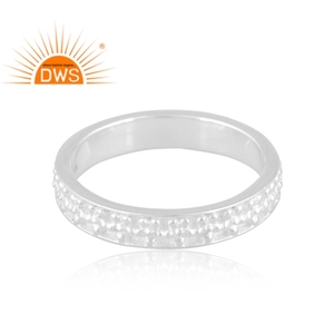 Fashionable Jewelry Manufacturer 925 Fine Sterling <b>Silver</b> <b>Statement</b> <b>Ring</b> Custom Jewelry For Women Gift For Her - Product Image 3