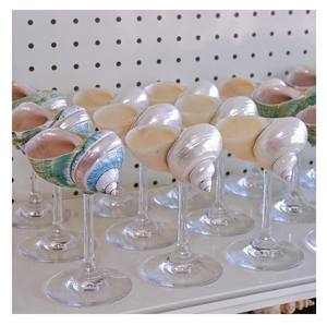 Design unique en verre à vin coquillage pour coffrets cadeaux, décorations de mariage et accessoires d'intérieur haut de gamme dans le monde entier - Product Image 1