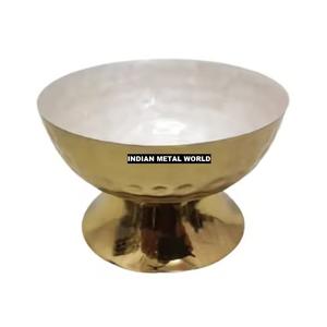 Cuenco de chocolate de ciervo de diseño moderno Cuenco de metal pulido de plata de la más alta calidad para fiestas de boda Cuenco de catering al precio más bajo - Product Image 6