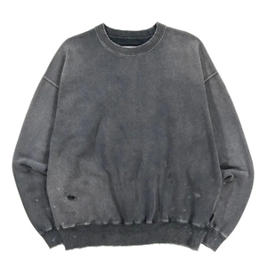 Nueva alta calidad al por mayor hombres sudadera logotipo personalizado Color hombres ácido lavado sudadera nueva moda desgaste liso hombres sudaderas - Product Image 6