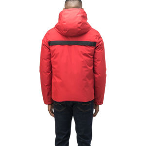 เสื้อแจ็คเก็ตพัฟเฟอร์ผู้ชายแบบมีฮู้ดสำหรับฤดูหนาว น้ำหนักเบา กันน้ำ กันลม ระบายอากาศได้ดี ผลิตตามสั่ง ขายส่งระดับมืออาชีพ - Product Image 3