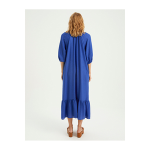 Vestido de Mujer con Corte Holgado y Detalle Fruncido, Alta Calidad, Hecho en Turquía - Product Image 6