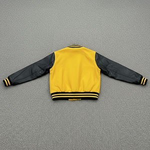 เสื้อแจ็คเก็ตวาร์ซิตี้ผ้าขนสัตว์ 100% ปักโลโก้ตามสั่ง กันน้ำ กันลม หนานุ่ม สไตล์สตรีทแวร์ สำหรับผู้ชาย - Product Image 2