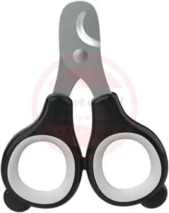 Nail Clippers Dog Cats Grooming Scissor Pet Grooming Stainless Steel Scissors with Plastic Handle for sale