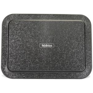 Bandeja de servicio de madera de tablero de ajedrez de 310x430mm, plato de Metal Rectangular para servir alimentos - Product Image 3