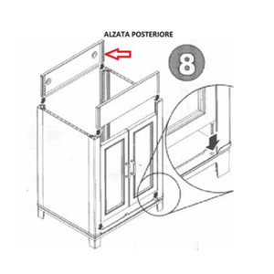 Kit Lavatoio in Resina Bianco - (Montaggio Posteriore) - Product Image 1