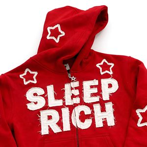 Custom Men's Hoodie Distressed Patches Heavyweight 100% Cotton Winter High Quality Hoodies - Product Image 4