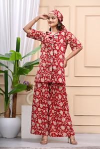 Bloc floral imprimé Western Indian Summer robe en coton pour les femmes porter Midi longueur tissé taille décoration robes lavables - Product Image 3