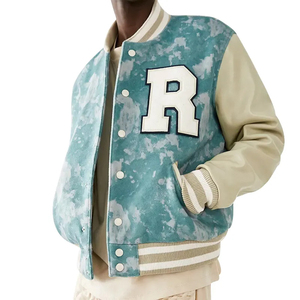 Chaqueta Universitaria Personalizada para Hombre 2026, Chaqueta Larga con Cuello Alto, Gruesa, Cálida, Transpirable, con Logotipo Bordado - Product Image 2