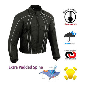 Buena calidad Moto Riding Moto Protección Cordura Jacket Adventure Textile Cordura Motorcycle Racing Jacket con logotipo personalizado - Product Image 3