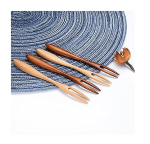 Fourchette en bois Fabrication en gros Couverts Fourchette en bois de manguier Prix bon marché Fabrication Prix le plus bas - Product Image 6