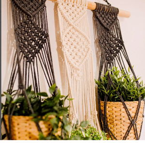 Colgadores de Macramé de Primera Calidad para Plantas, Decoración del Hogar, Adornos de Lujo, Personalizados - Product Image 3