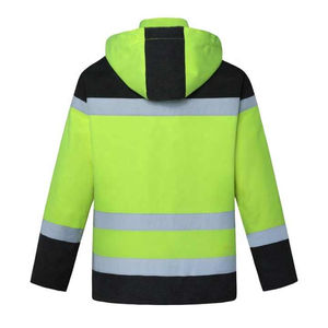 Chaqueta de Trabajo con Capucha de Alta Calidad OEM, Reflectante, Impermeable, Transpirable, de Secado Rápido, para Invierno - Product Image 3