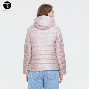 Camisas acolchadas cálidas para mujer de invierno 2025 al por mayor, chaqueta de servicio OEM de tela de punto de algodón cortavientos transpirable de nuevo diseño - Product Image 4