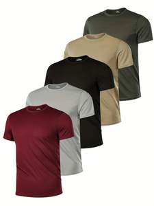 Camisetas casuales unisex con precio al por mayor en algodón 100% en todas las tallas - Product Image 3