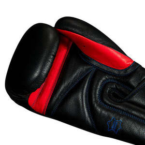 Gants de boxe d'entraînement de Muay Thai Vente en gros de haute qualité en cuir de vachette personnalisé avec logo et impression - Product Image 4